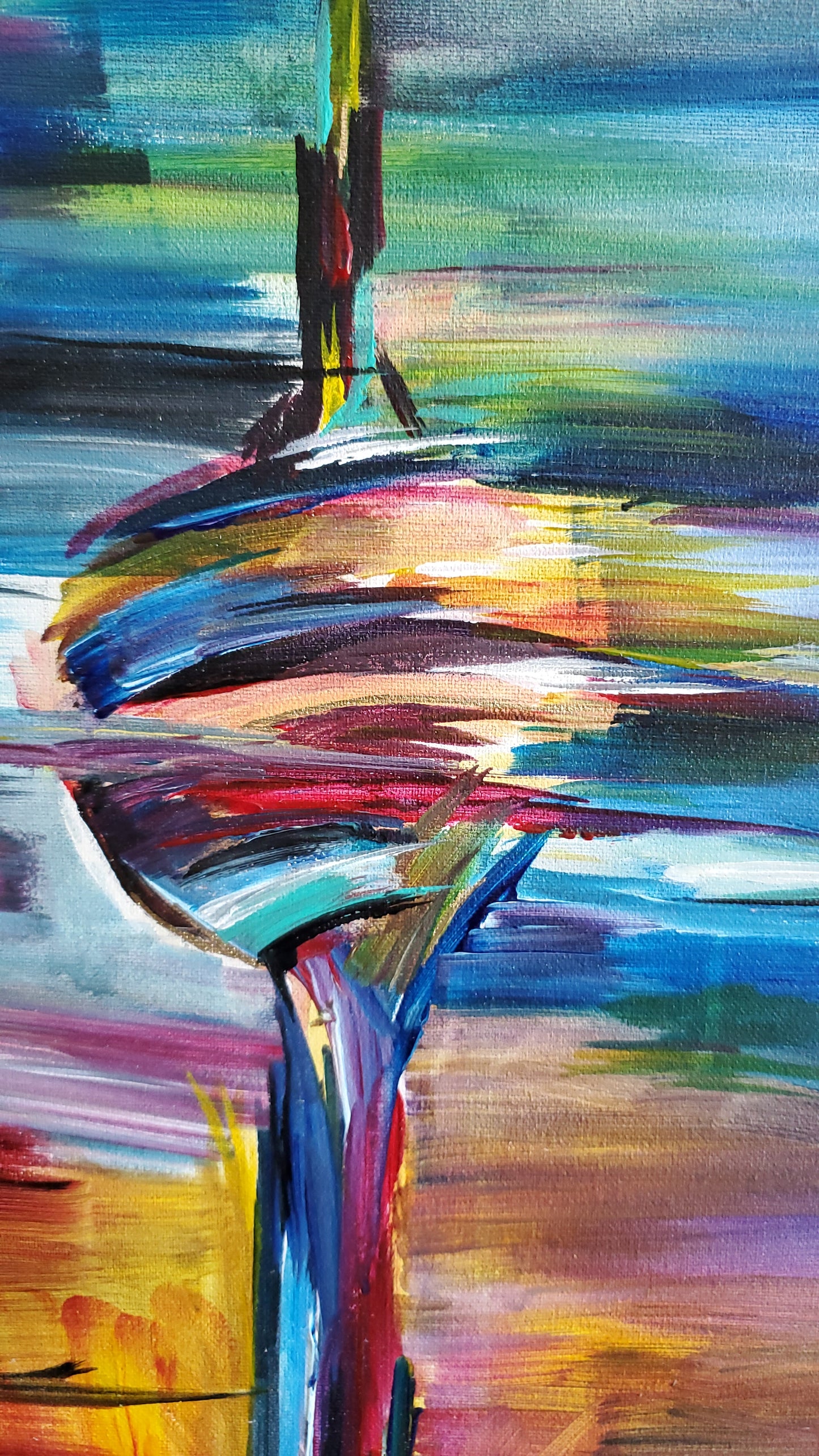 "CN Colors" 30x48 Original Painting