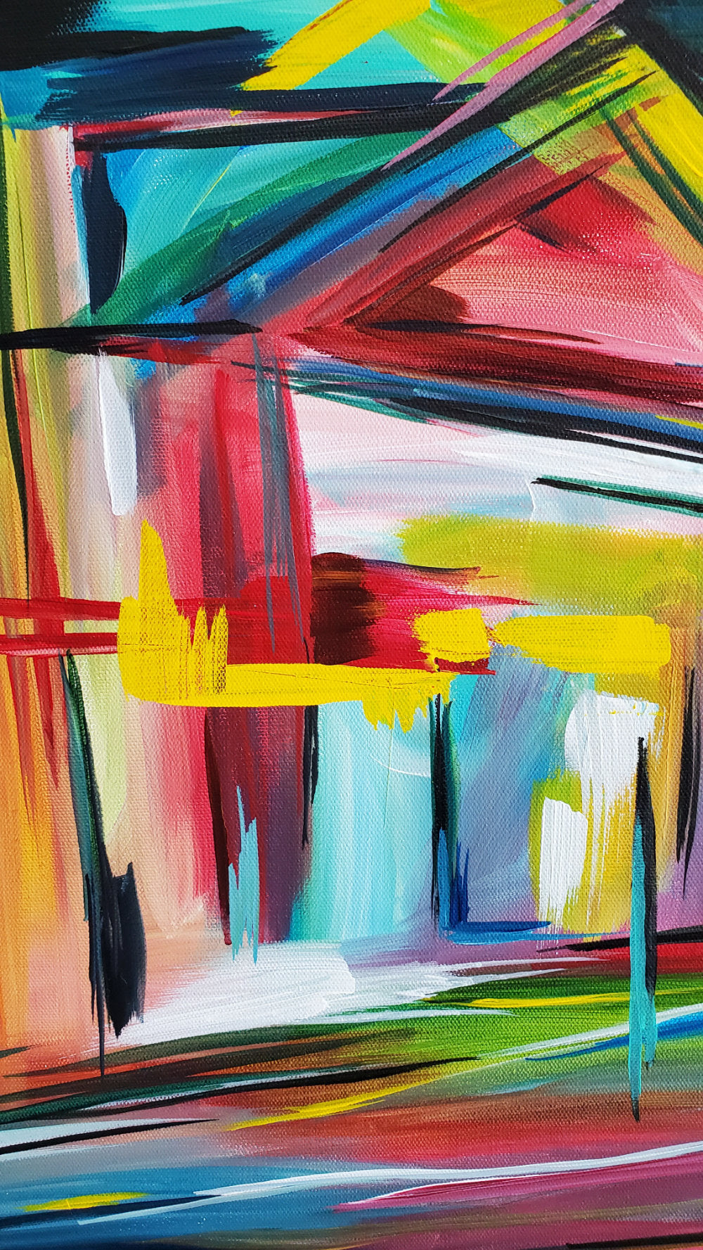 "Paint the Town" 36x48 Original Painting