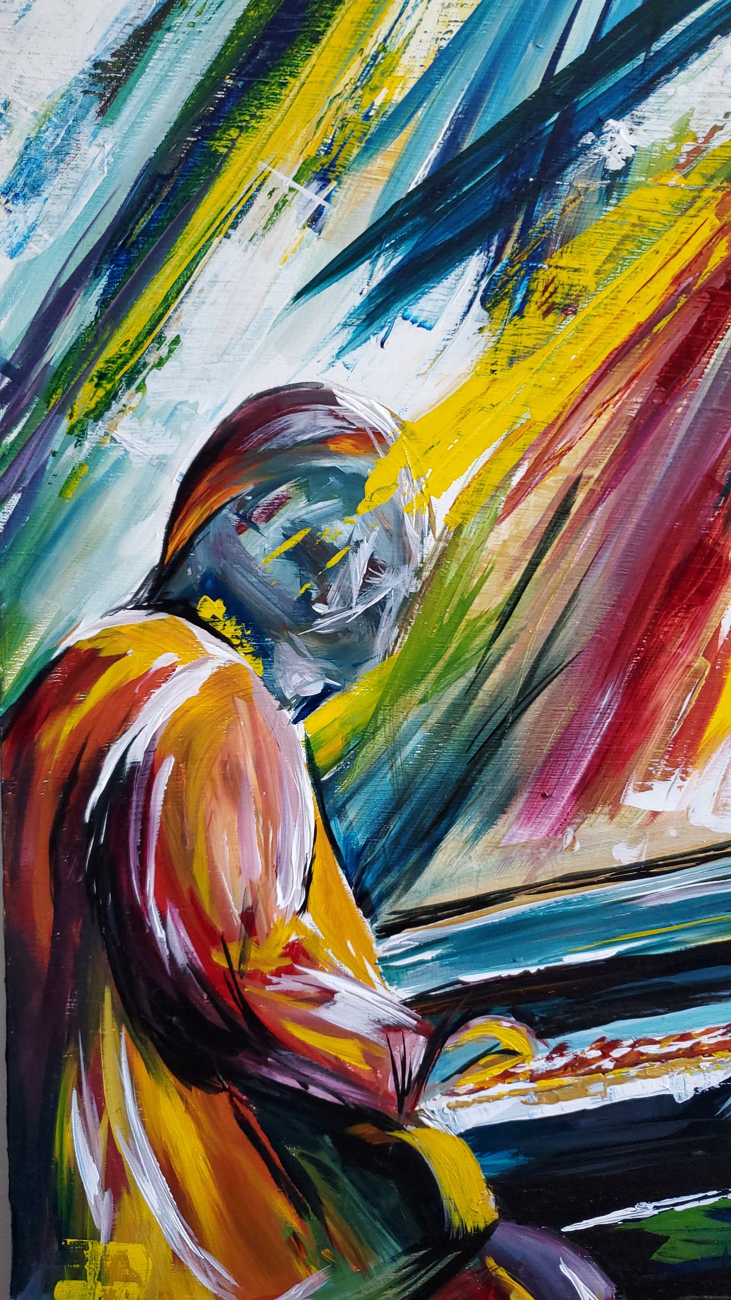 "Kenny and Robert" 36x48 Original Painting