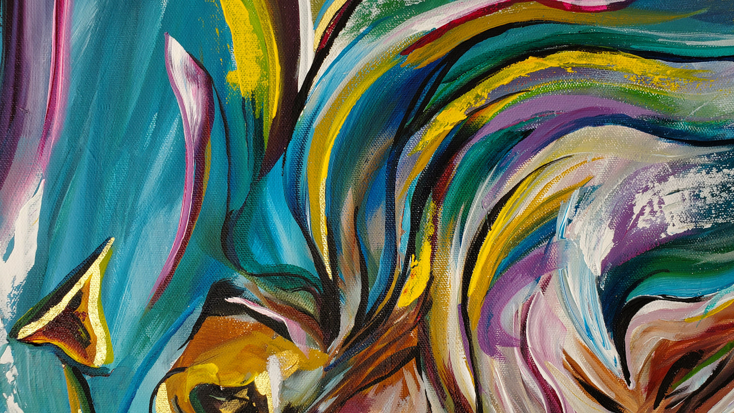 "Rise" 30x40" Original Painting