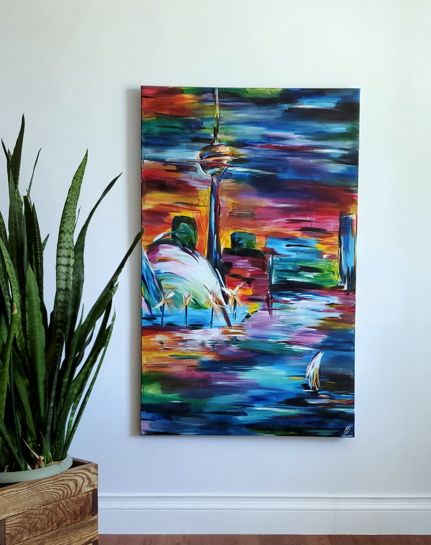 "CN Colors" 30x48 Original Painting