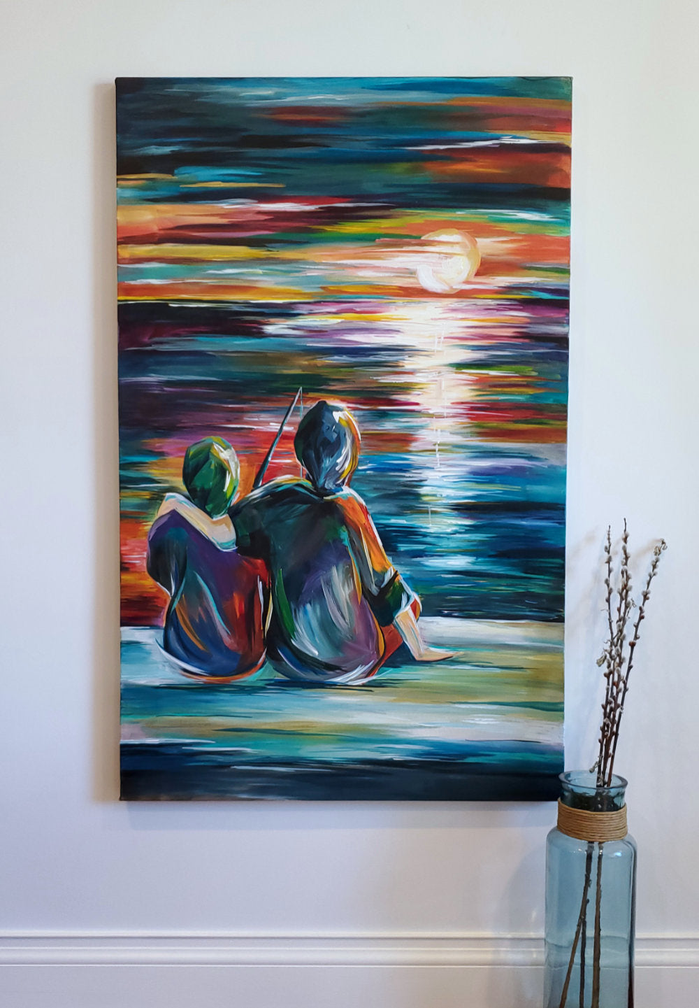 "Morning Catch" Original Painting