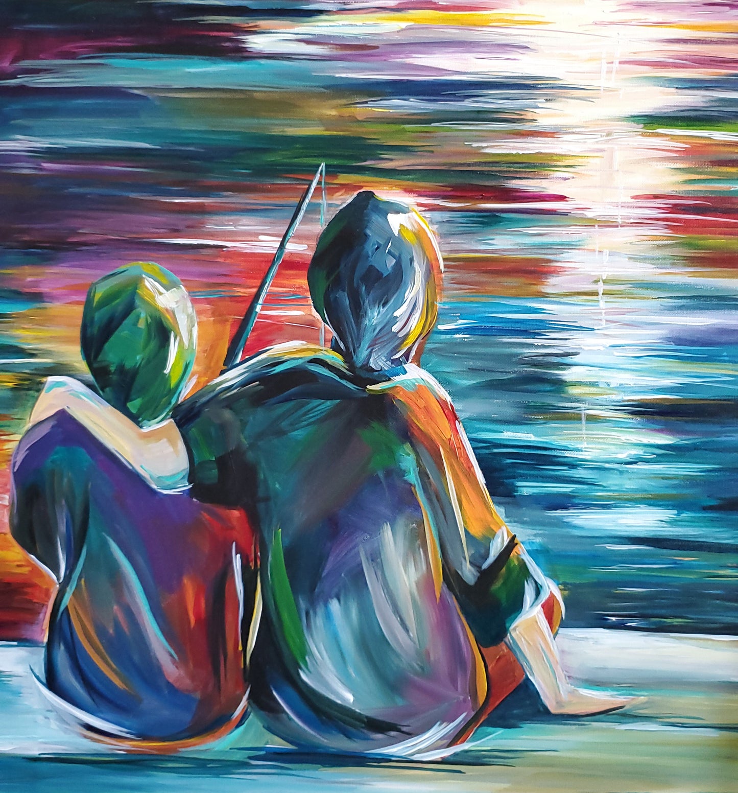 "Morning Catch" Original Painting
