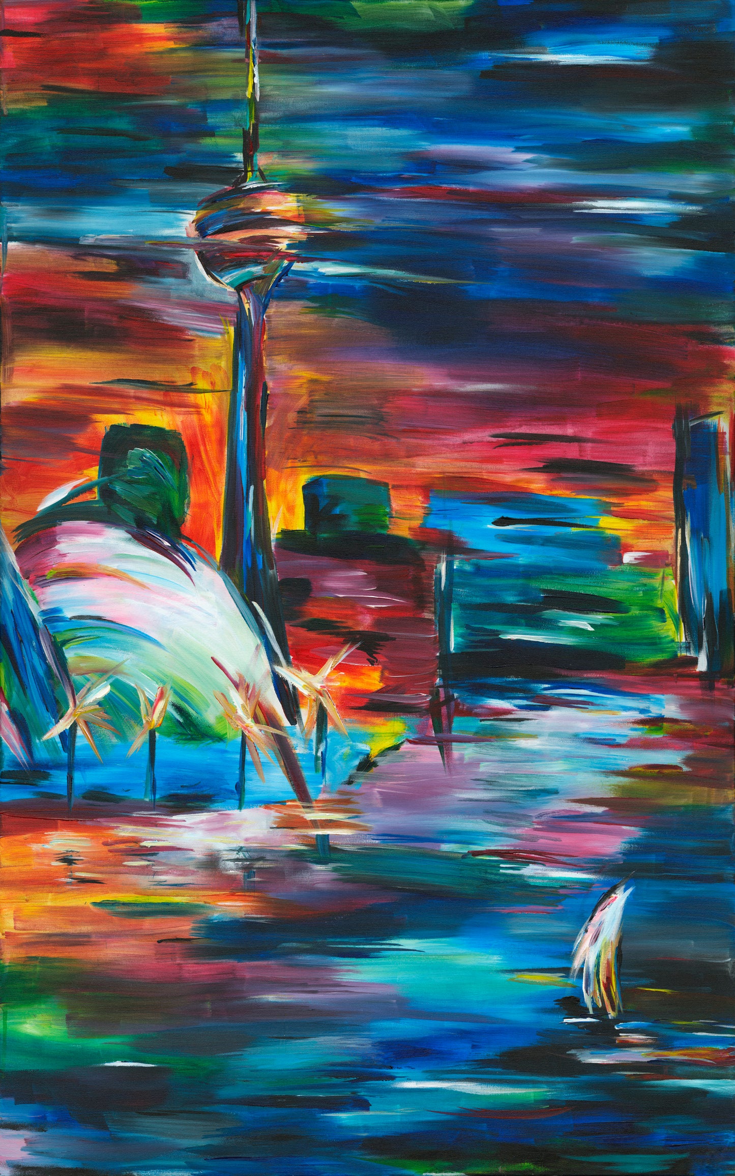 "CN Colors" 30x48 Original Painting