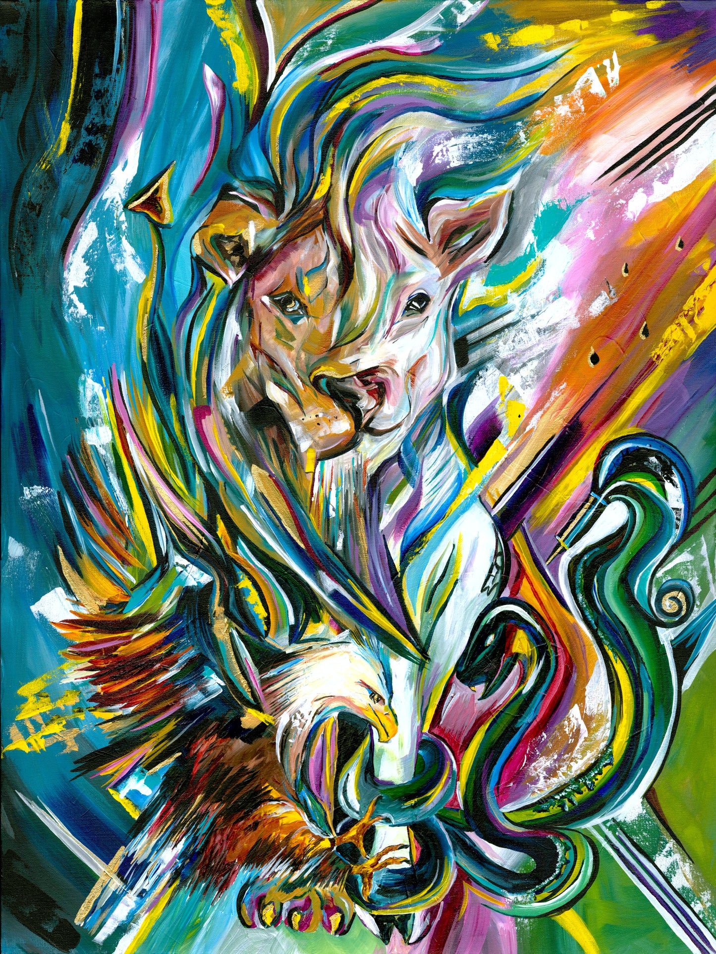 "Rise" 30x40" Original Painting