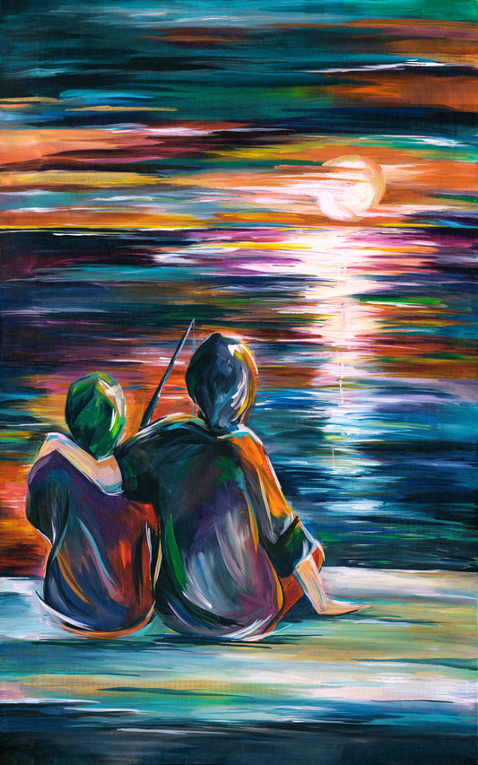 "Morning Catch" Original Painting